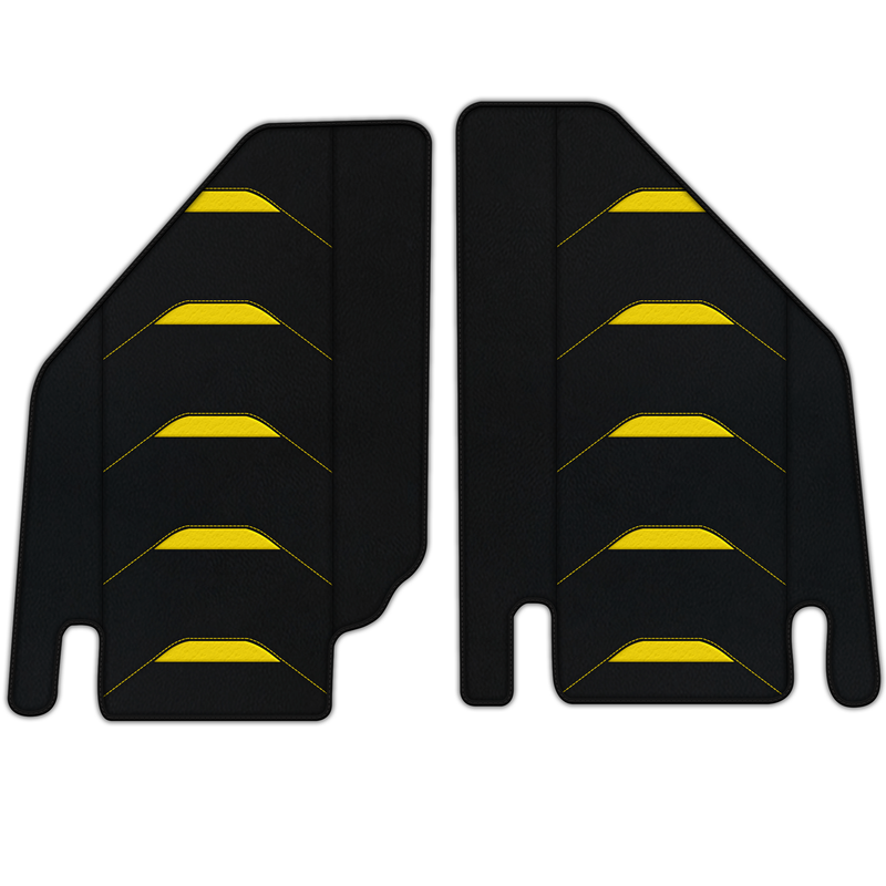 Customizable Leather Floor Mats with AW24 Pattern for Lamborghini Countach (1974–1990)