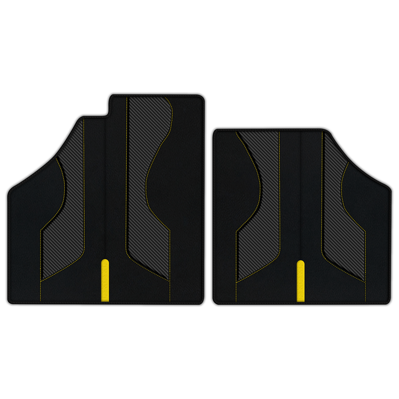 Customizable Leather Floor Mats with AW35 Pattern for Ferrari Enzo (2002-2004)