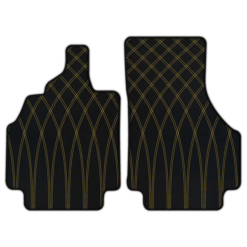 Customizable Leather Floor Mats with AW34 Pattern for Audi R8 (2007-2015)