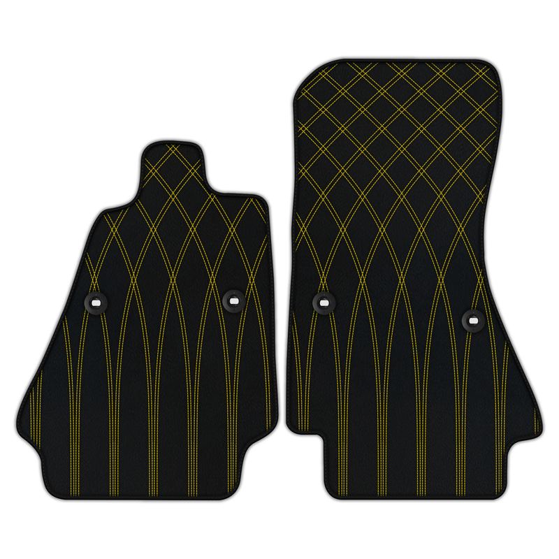 Customizable Leather Floor Mats with AW36 Pattern for Bugatti Chiron (2016-2022)