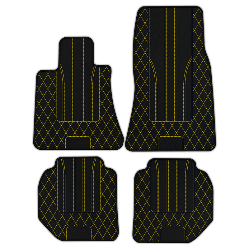 Customizable Leather Floor Mats with AW16 Pattern for Rolls Royce Ghost Series II (2021–2024)