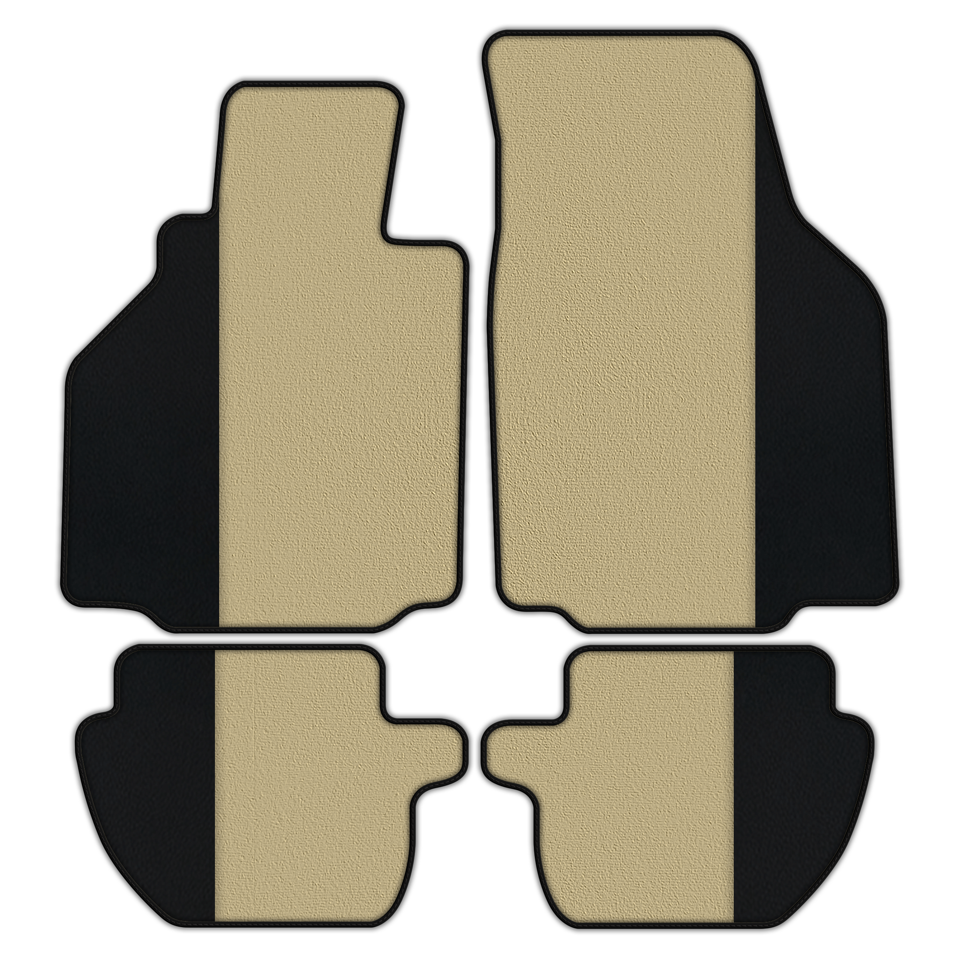 Alfombrillas de cuero personalizables con patrón Divario para Porsche 911 - 996 (1998-2004) - AutoWin