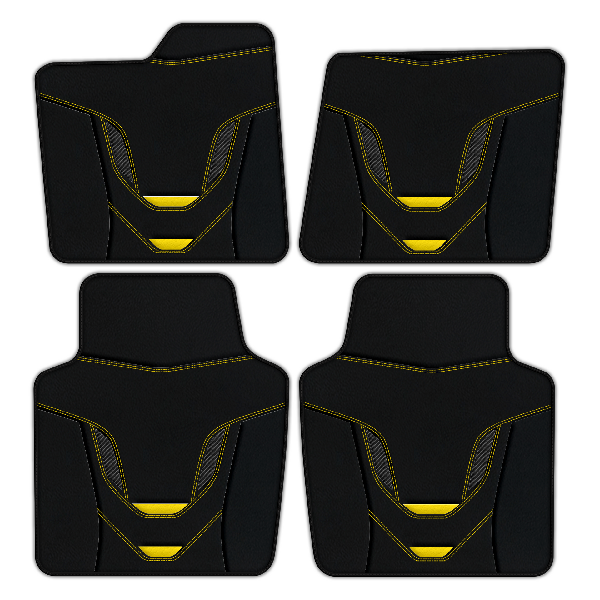 Customizable Leather Floor Mats for Ferrari Purosangue - AW23 Pattern