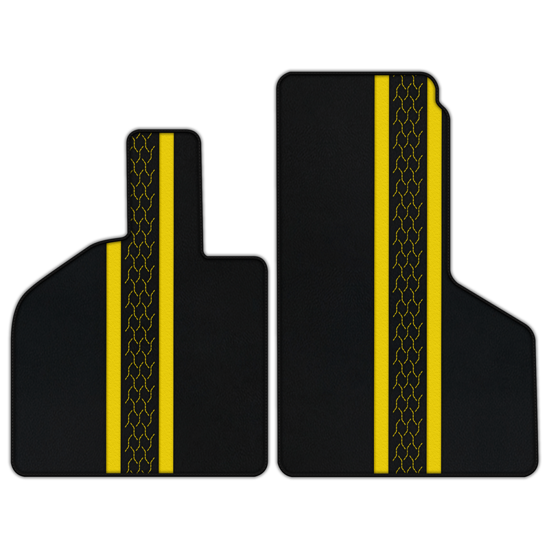 Customizable Leather Floor Mats with AW20 Pattern for Lamborghini Huracan Sterrato (2023-2024)