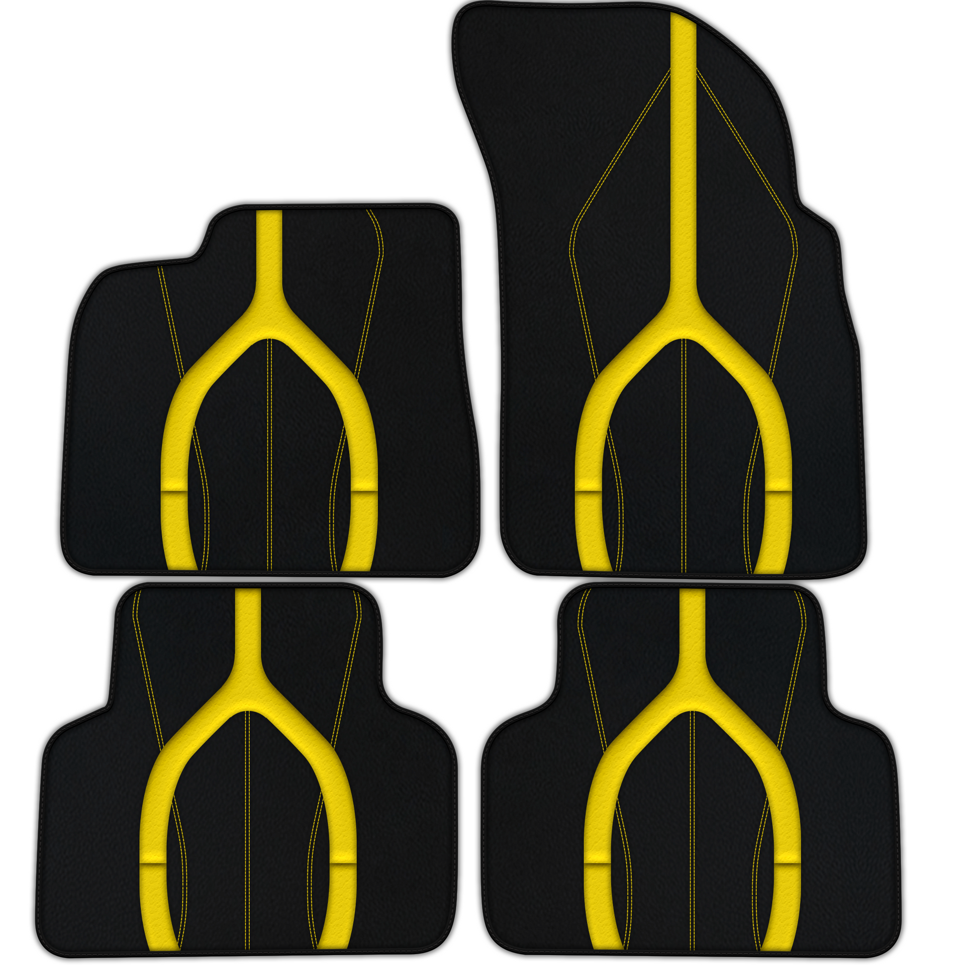 Customizable Leather Floor Mats for Lamborghini Urus | AH01 Pattern