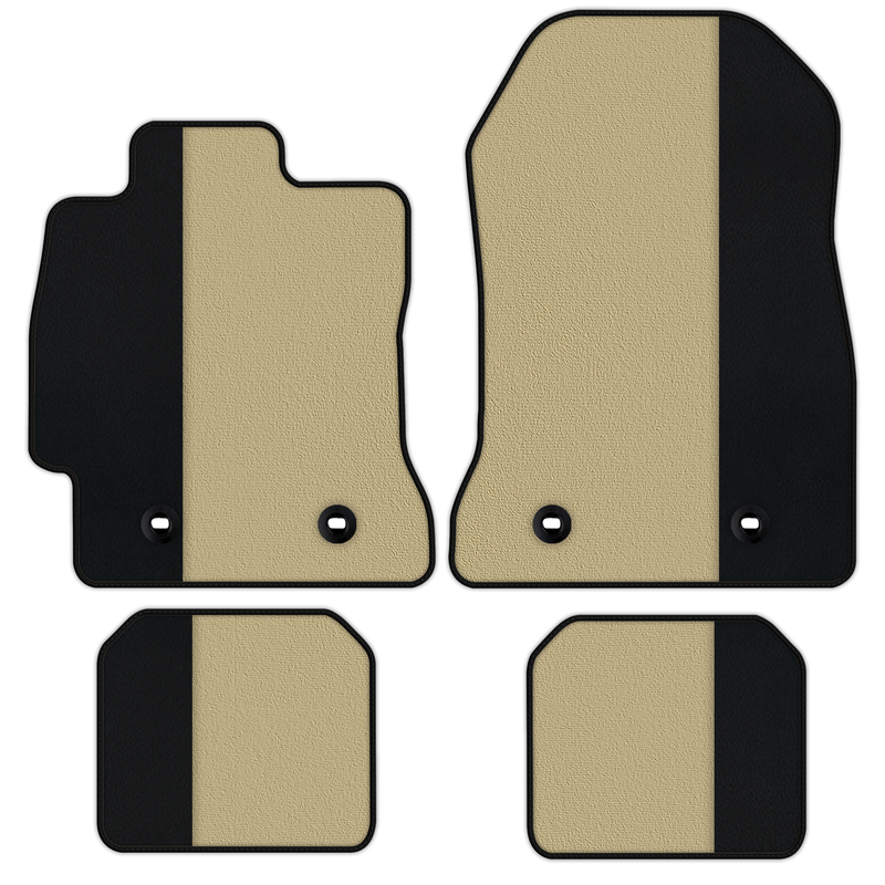 Customizable Floor Mats From Carpet with Leather for Toyota GT86 (2012-2021)
