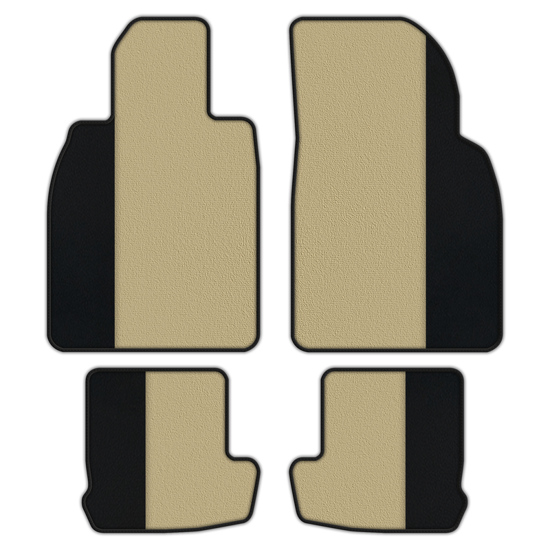 Customizable Floor Mats From Carpet With Leather for Porsche 911 - 991 (2012-2019)