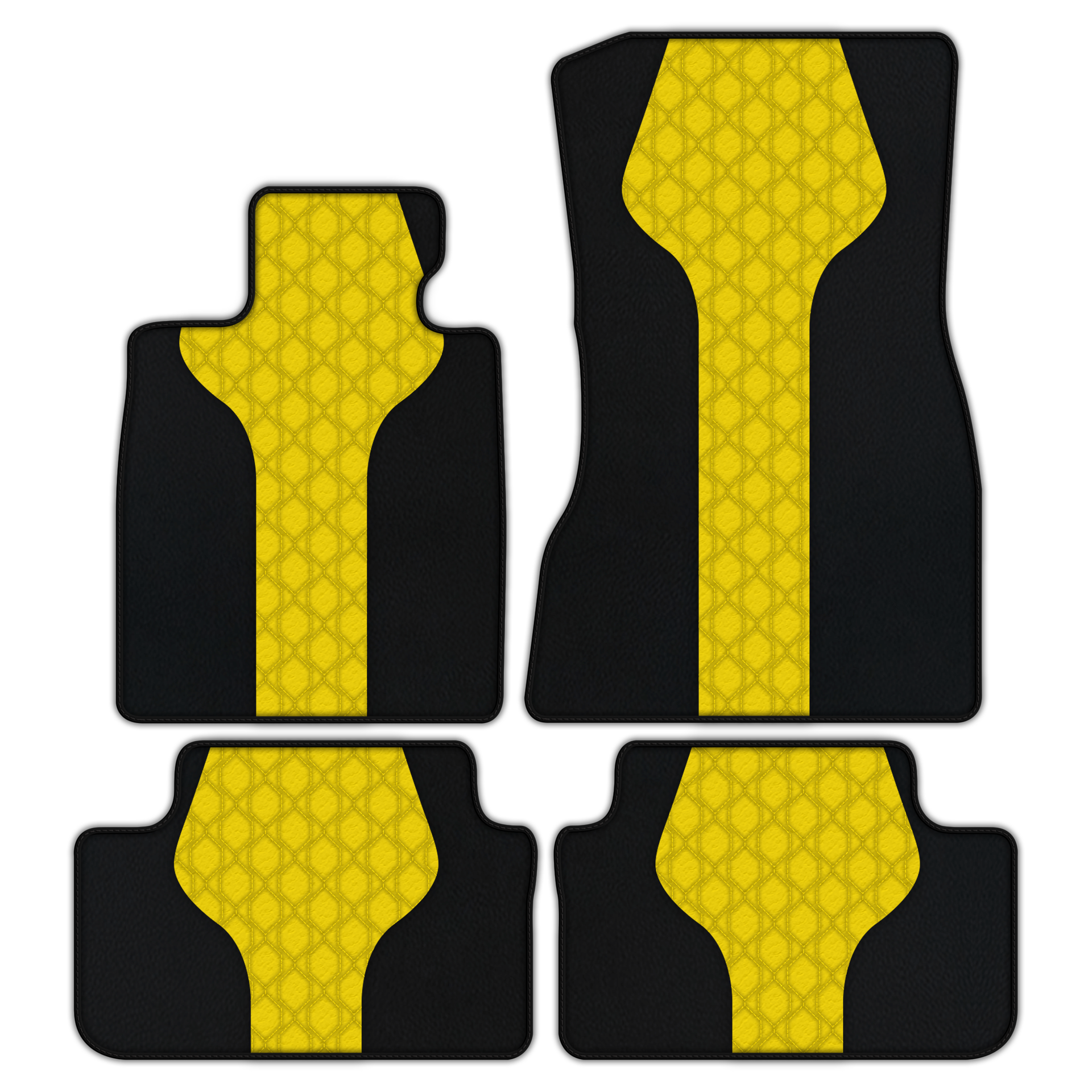 Custom Leather Floor Mats for BMW M8 F92 (2019-2024) - AW19 Pattern