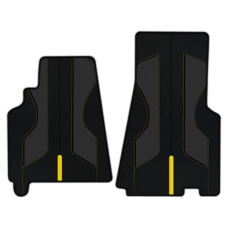 Customizable Leather Floor Mats with AW35 Pattern for Ferrari 550 Maranello (1996-2002)