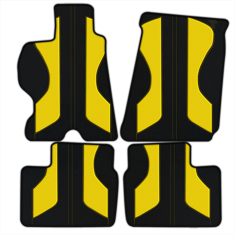 Customizable Leather Floor Mats with Pattern ER56 V2 Edition for Ferrari FF (2011-2016)