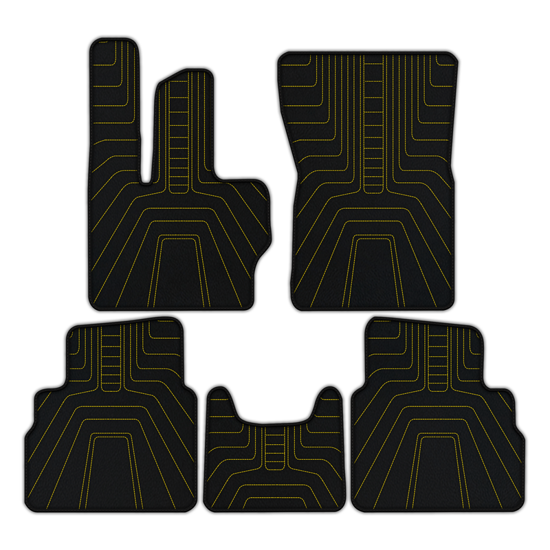 Customizable Leather Floor Mats with AW13 Pattern for Mercedes Benz G-Class W463 (2018-2023)