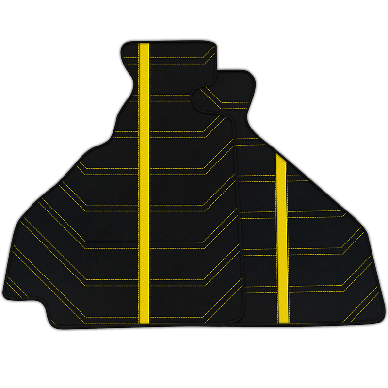 Customizable Leather Floor Mats A1 Edition for Ferrari 348 TS (1989-1995)