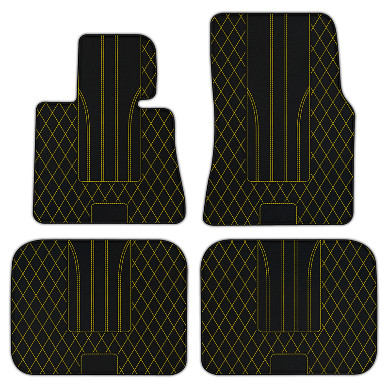 Customizable Leather Floor Mats with AW16 Pattern for Rolls Royce Phantom Sedan (2003-2016)