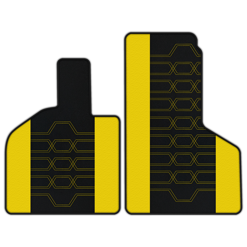 Customizable Leather Floor Mats with AH01 Pattern for Lamborghini Huracan Sterrato (2023-2024)
