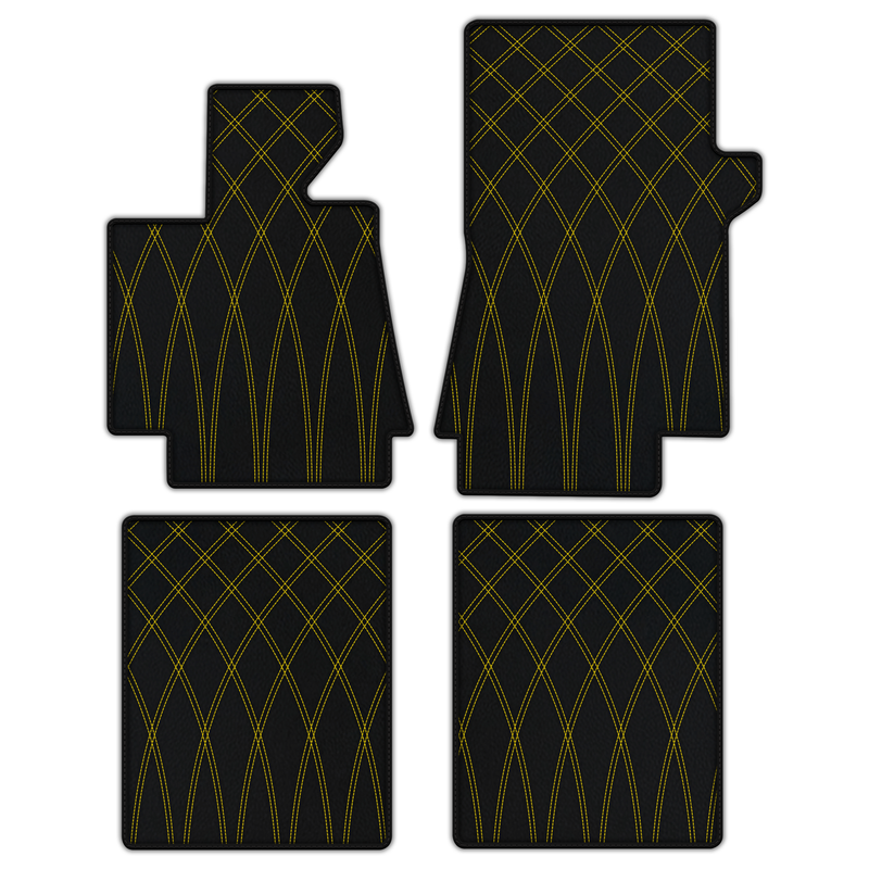 Customizable Leather Floor Mats with AW34 Pattern for Bentley Arnage T (1998-2009)