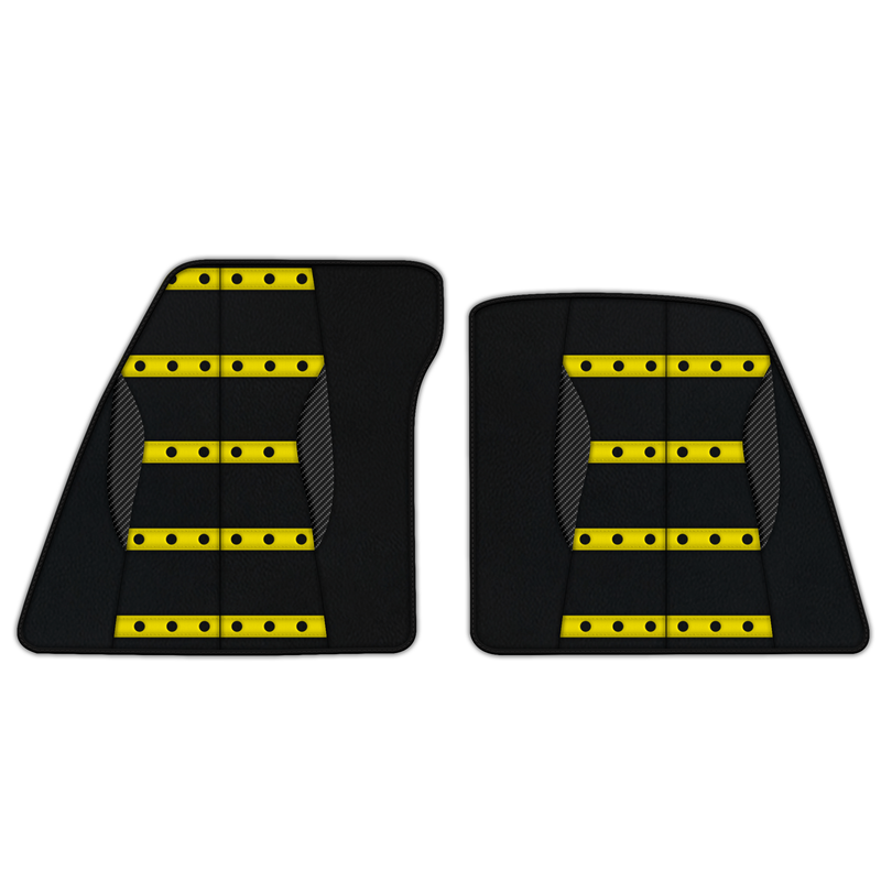 Customizable Leather Floor Mats with AW22 Pattern for Ferrari SF90 Stradale (2019-2024)