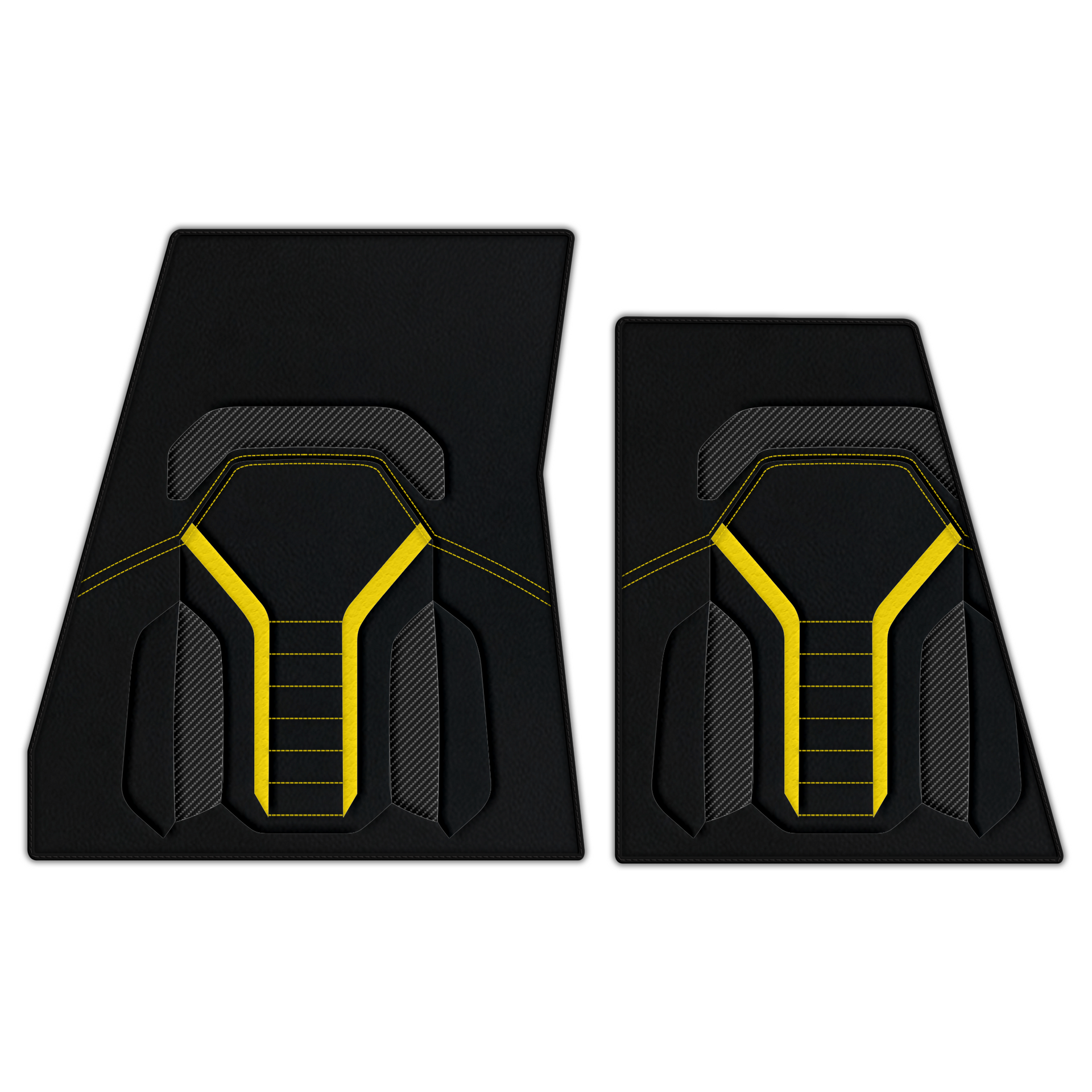 Customizable Leather Floor Mats for Ferrari F80 - AW46 Pattern