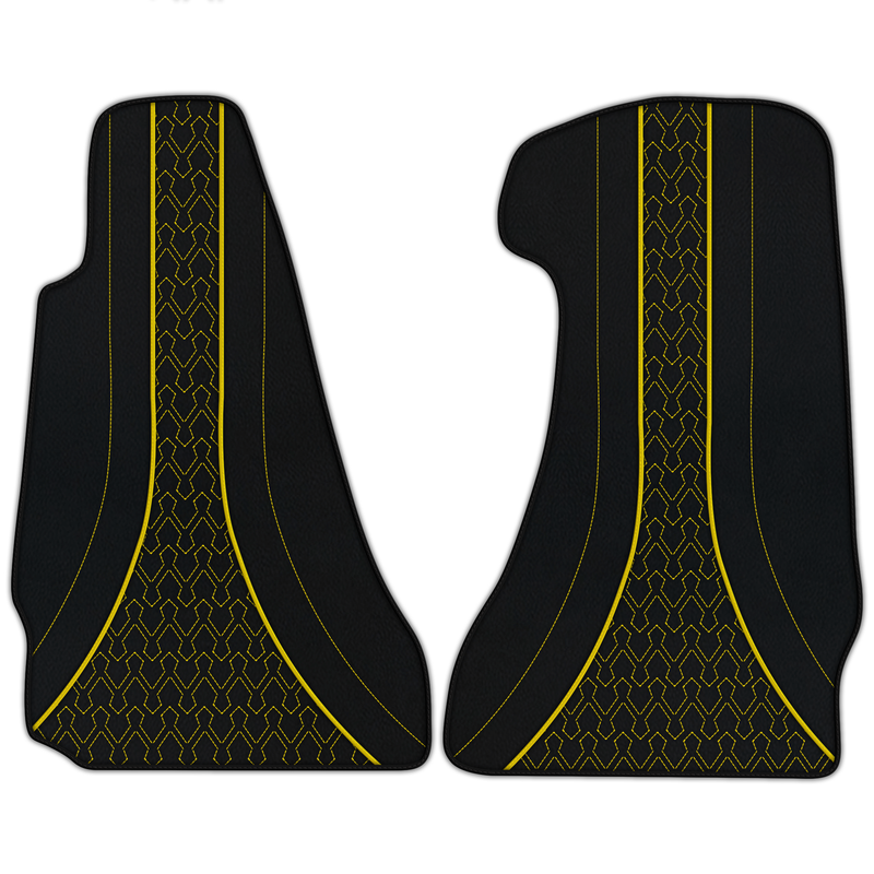 Customizable Leather Floor Mats with AW03 Pattern for Aston Martin V12 Vanquish S (2004-2007)
