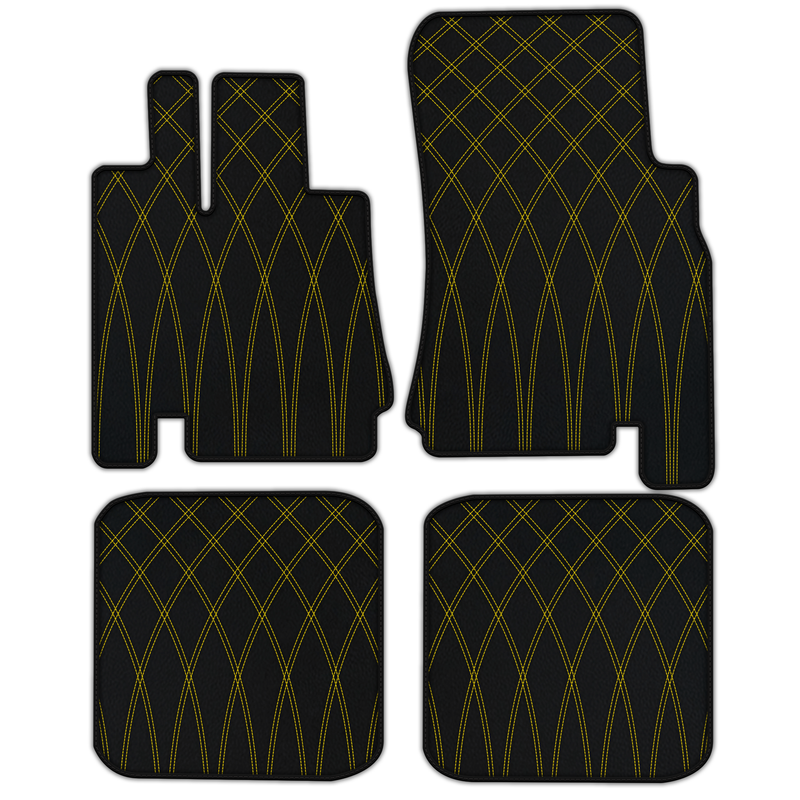 Customizable Leather Floor Mats with AW34 Pattern for Bentley Green Label (1998-2009)