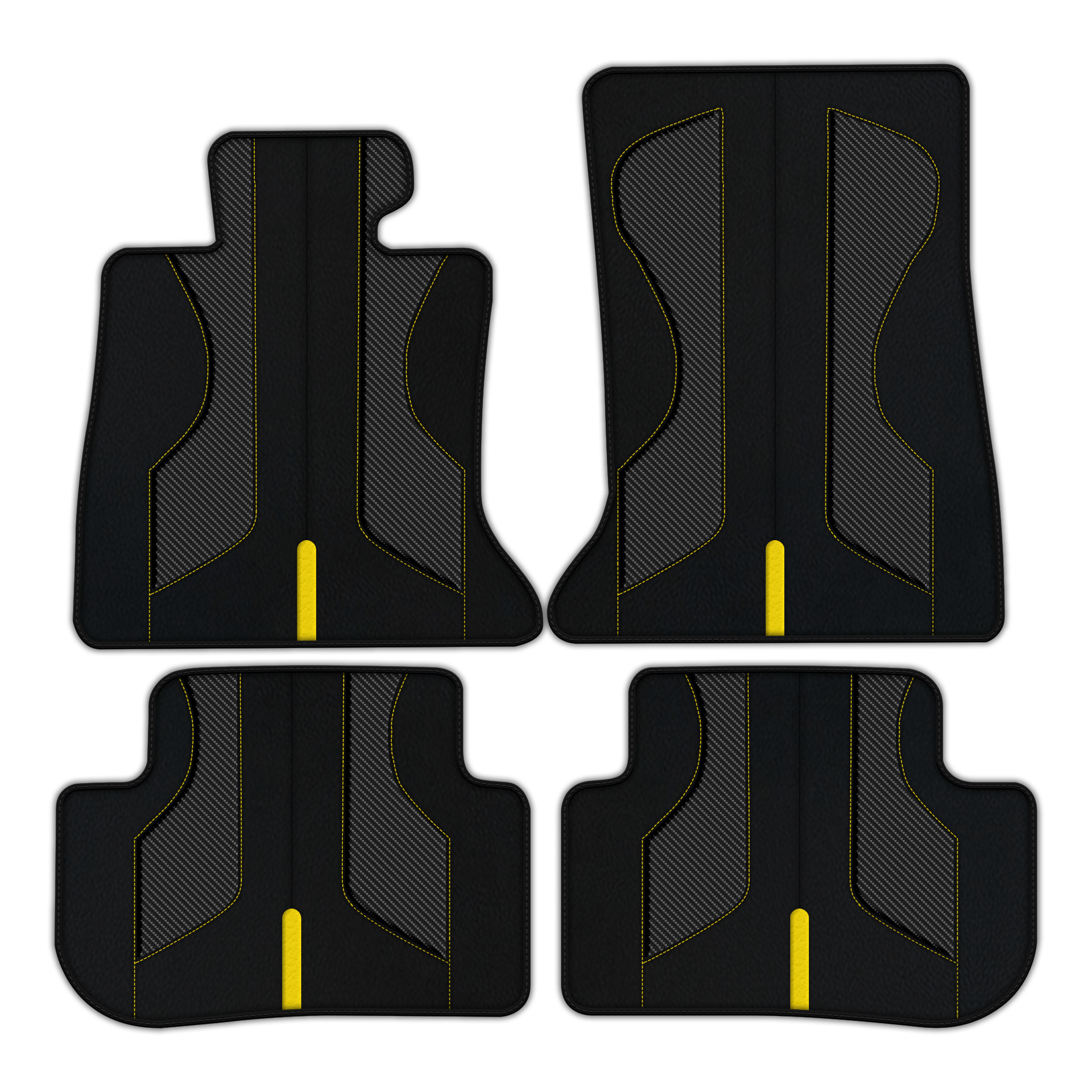 Customizable Leather Floor Mats for Rolls Royce Dawn - AW31 Pattern
