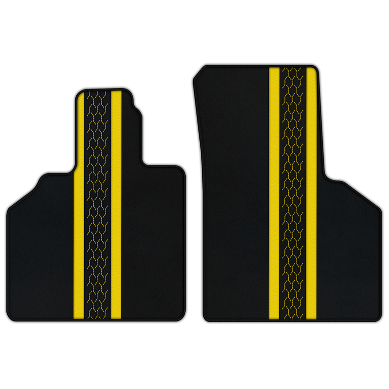 Customizable Leather Floor Mats with AW20 Pattern for Lamborghini Gallardo (2004-2014)