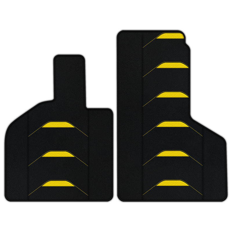 Customizable Leather Floor Mats with AW24 Pattern for Lamborghini Huracan Tecnica (2022-2024)