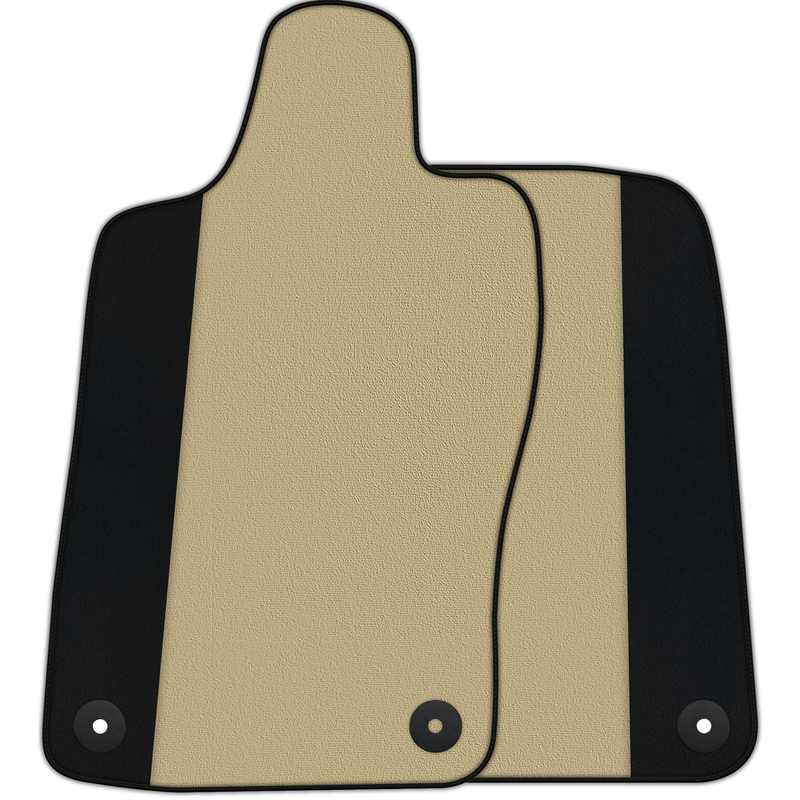 Anpassbare Fußmatten aus Teppich mit Leder für Aston Martin DB11 (2016–2023)