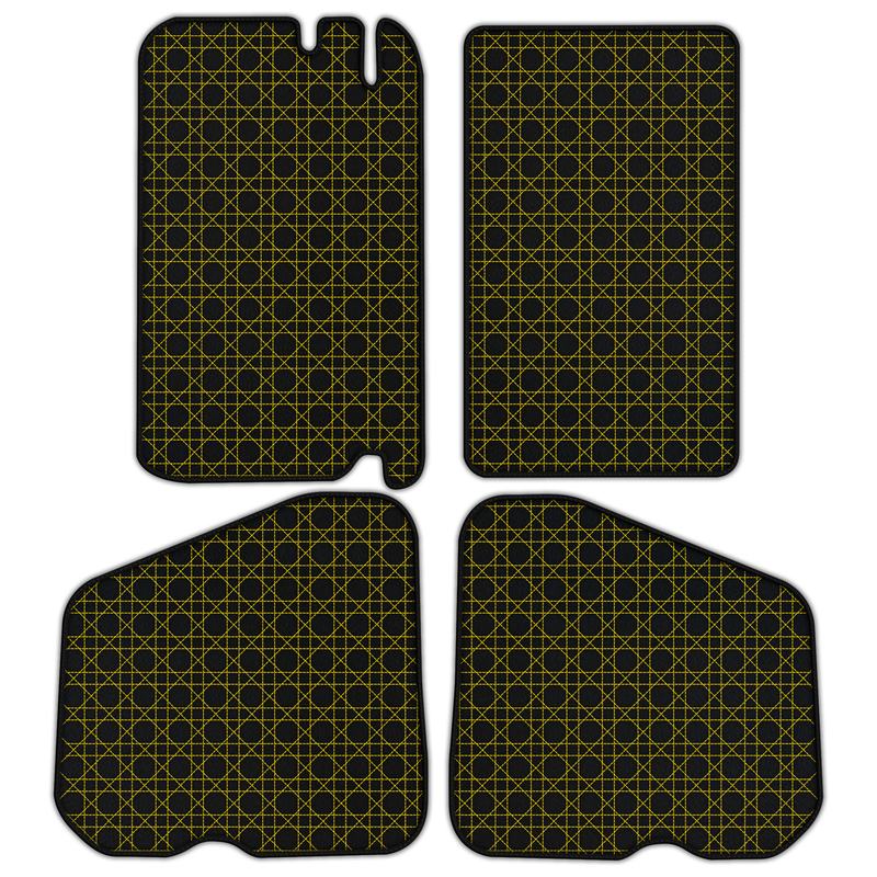Customizable Leather Floor Mats with AW05 Pattern for Rolls Royce Shadow (1965-1977)
