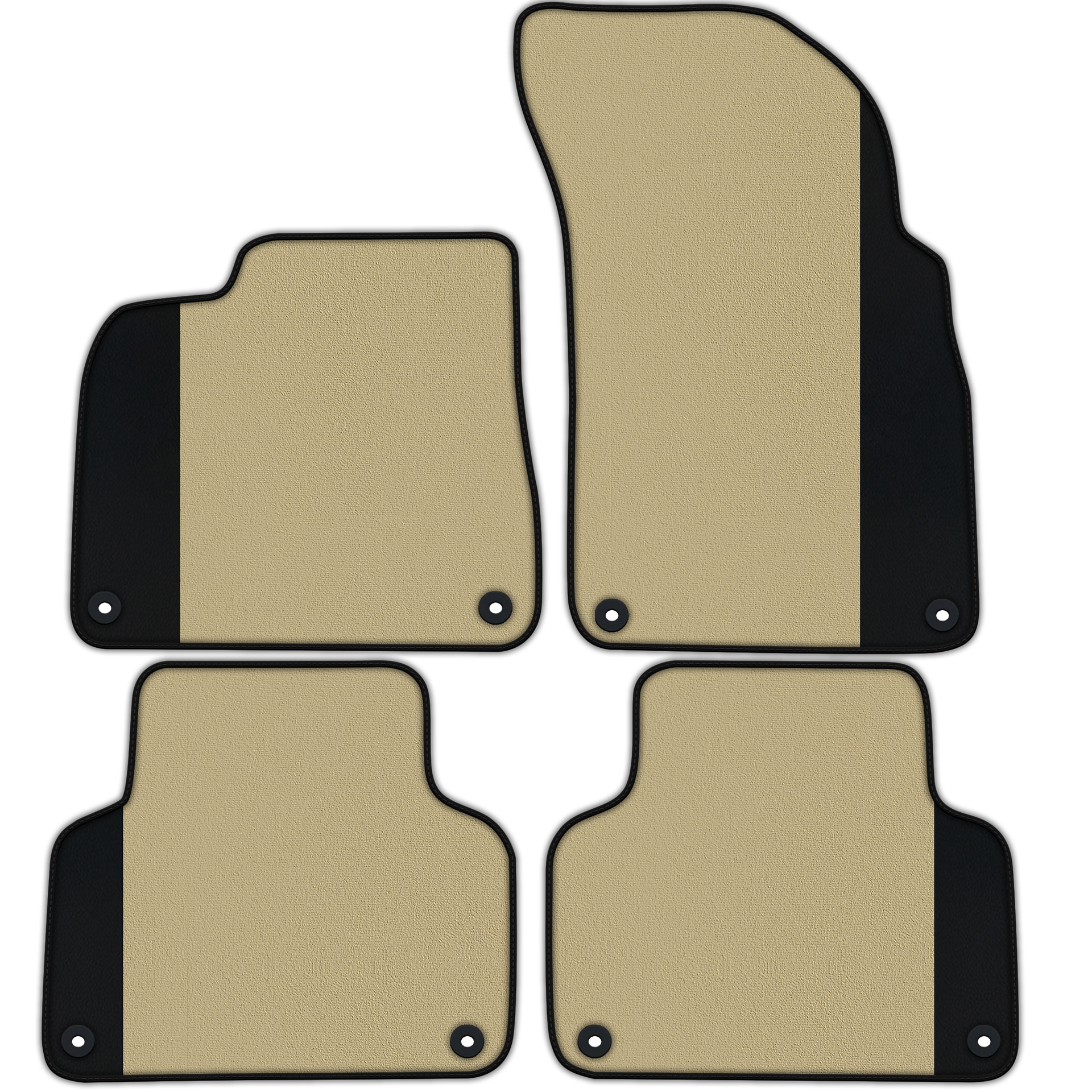 Customizable Floor Mats From Carpet with Leather for Lamborghini Urus (2018-2024)