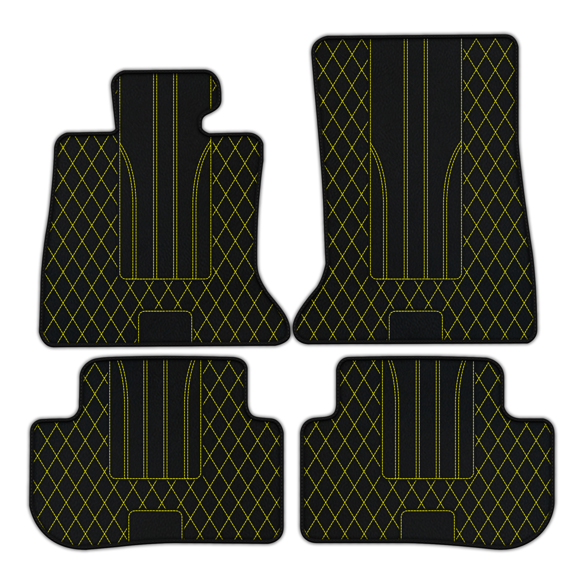 Customizable Floor Mats From Carpet With Leather for Rolls-Royce Wraith (2013-2023) - AutoWin