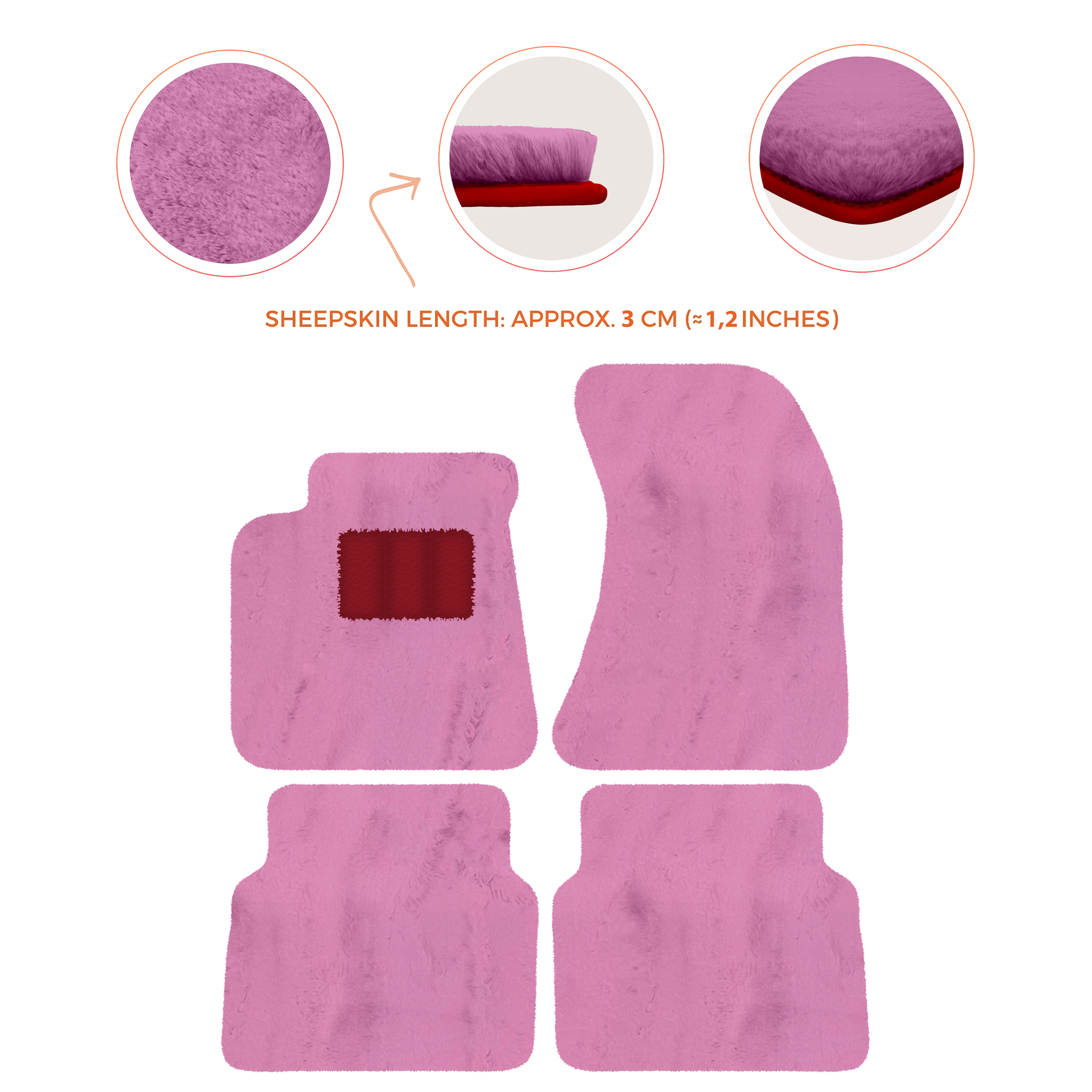 Luxury Sheepskin Floor Mats for Rolls-Royce Wraith (2013-2023)