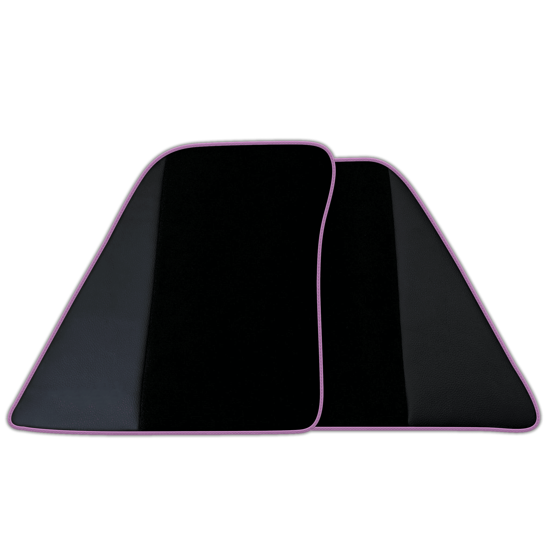 Black Floor Mats for Ferrari 296 GTS (2022-2025) with Leather | Various Trim Colors