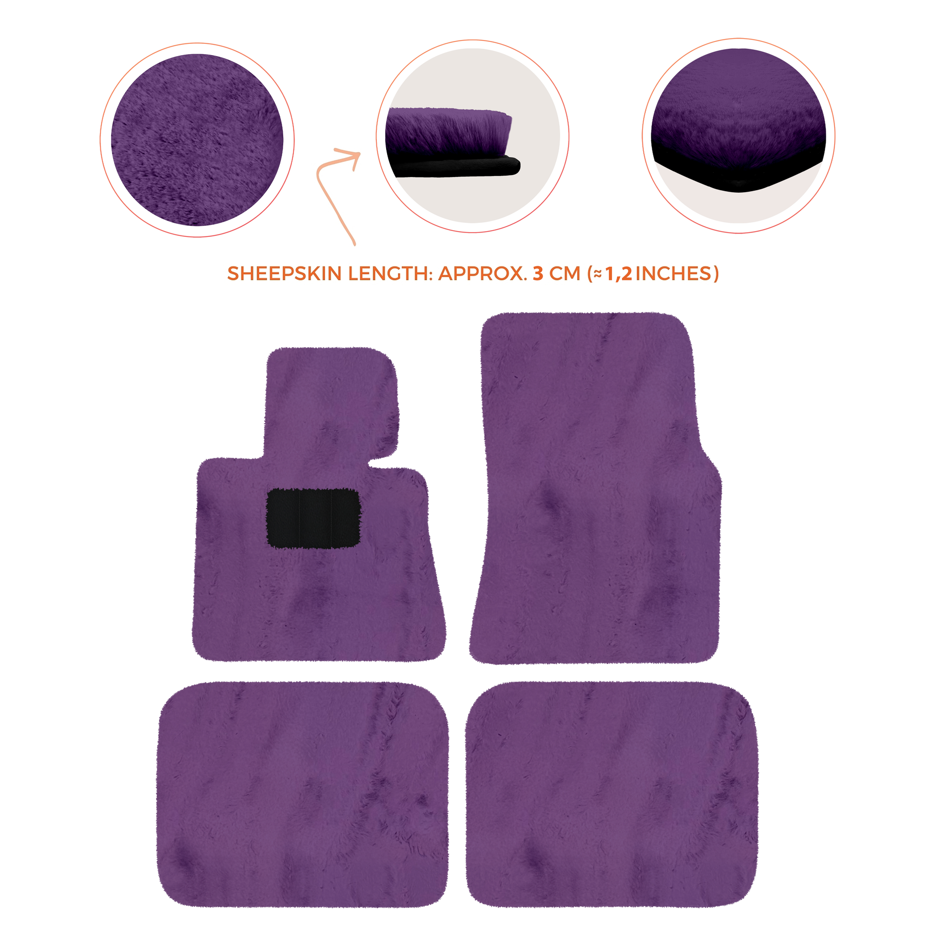 Luxury Sheepskin Floor Mats for Rolls-Royce Ghost Series I (2010-2014)