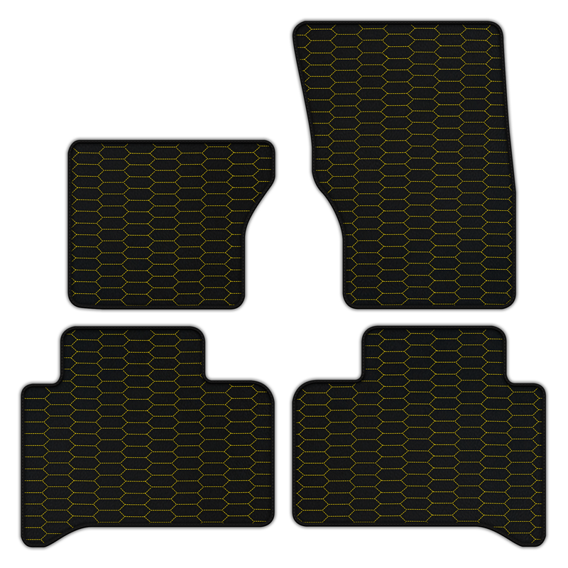 Customizable Leather Floor Mats with Raptor Hex Pattern for Range Rover Sport (2013-2022)