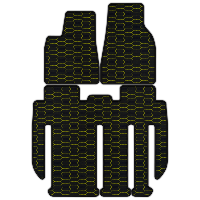 Tapis de voiture en cuir personnalisables avec motif