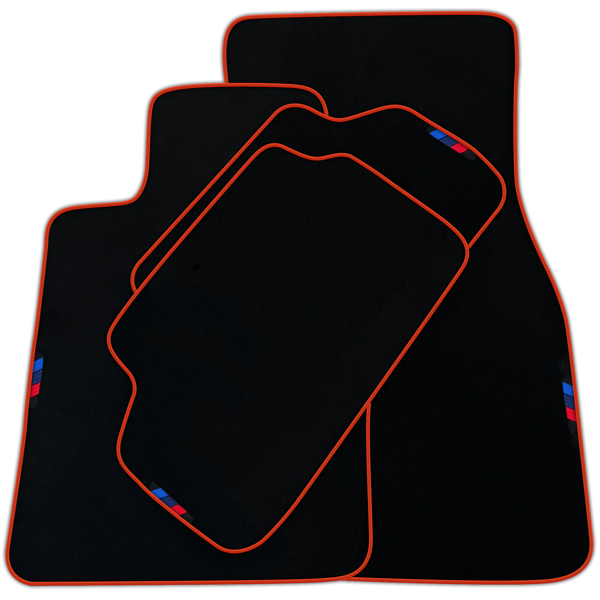Black Mats For BMW M5 E60 | Blue Trim | Various Trim Colors