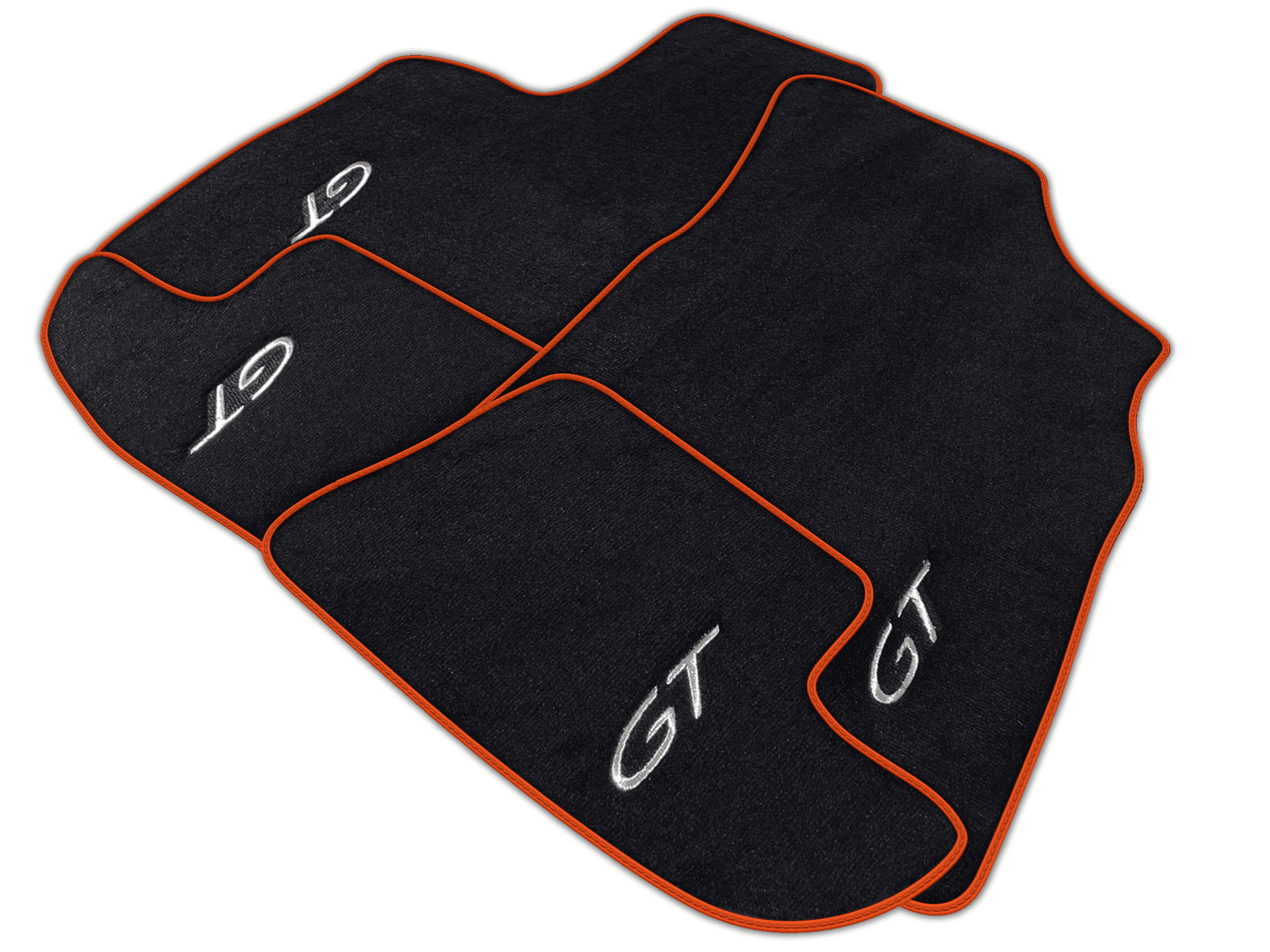 Black Floor Mats for Bentley Continental GT (2003-2011) | Various Trim Colors