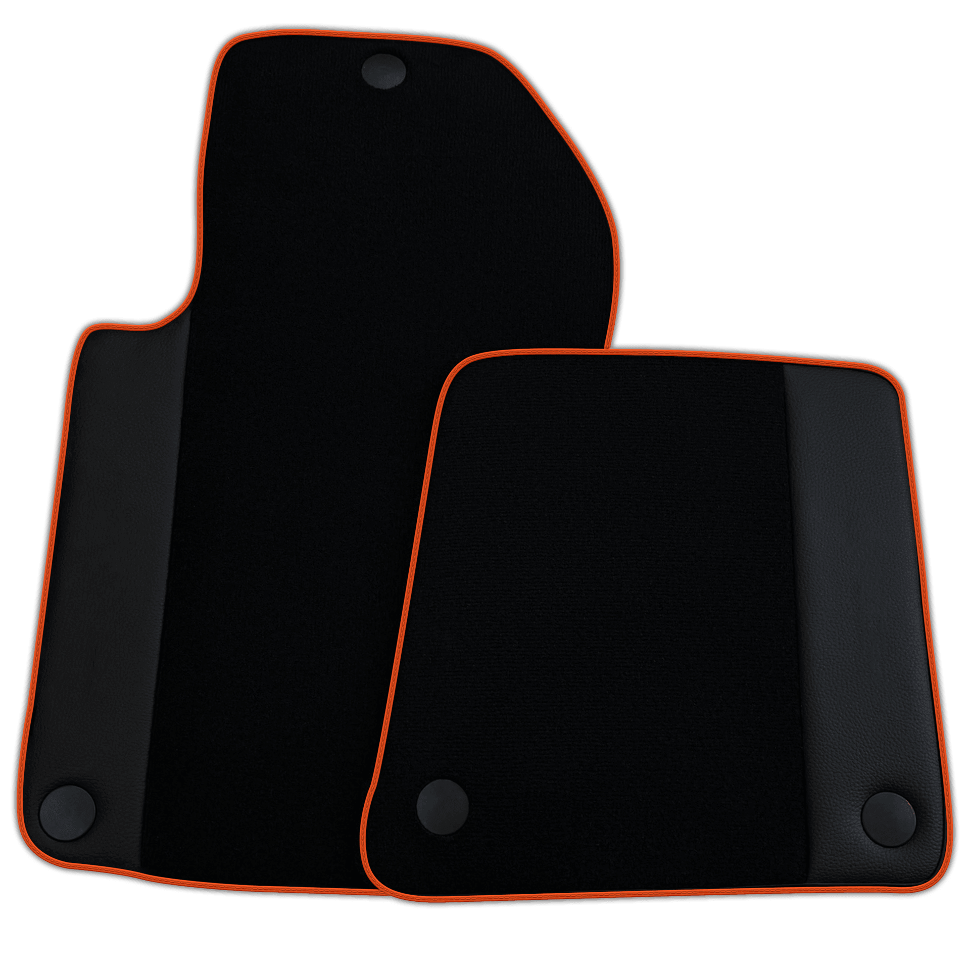 Custom Black Floor Mats For Ferrari 599 Coupe 2006-2012 With Leather
