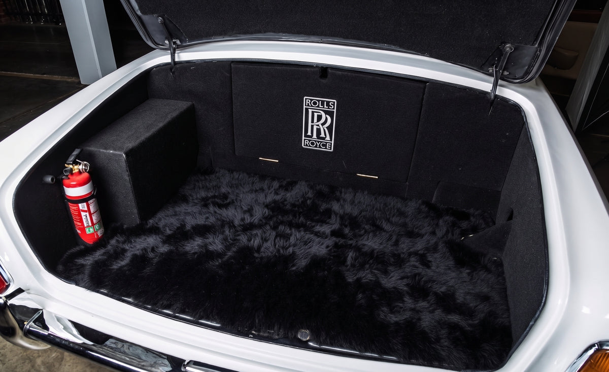 Tappetini in pelle con stampa coccodrillo per Rolls-Royce Shadow (1965-1977)