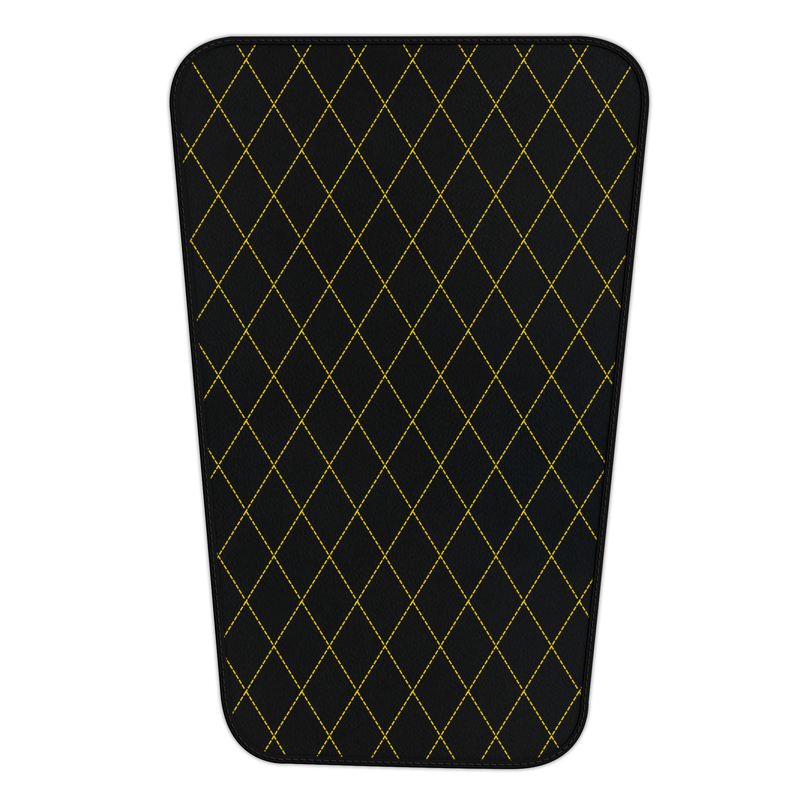 Customizable Leather Trunk Floor Mats with Single Diamond Pattern for Ferrari F8 Tributo (2019-2023)