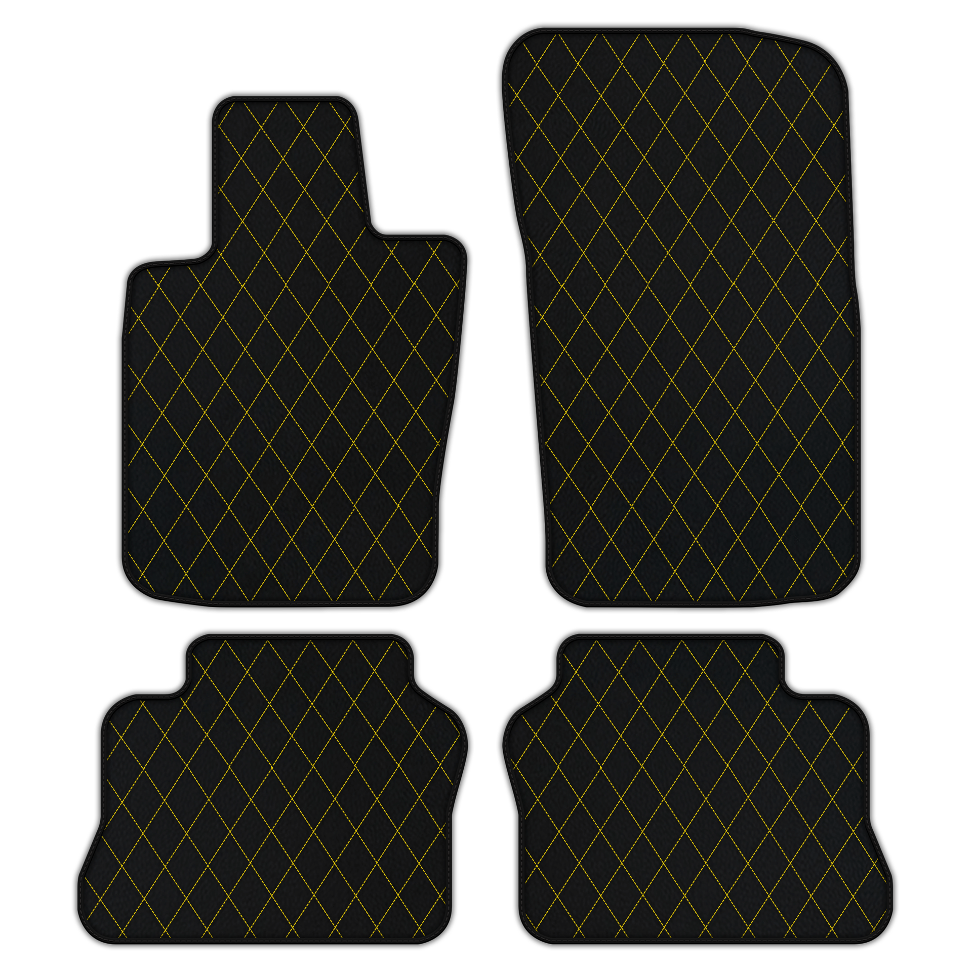 Custom Porsche Panamera Leather Mats | Premium Hex Pattern (2009-2016)