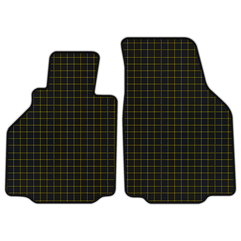 Customizable Leather Floor Mats with Square Pattern for Porsche 911 GT3 RS (996) 2003–2004