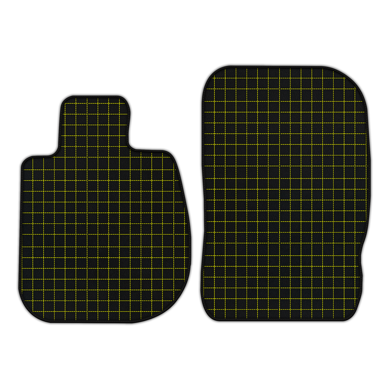 Customizable Leather Floor Mats with Square Pattern for BMW Z4 Series E86 Coupe (2003-2008)