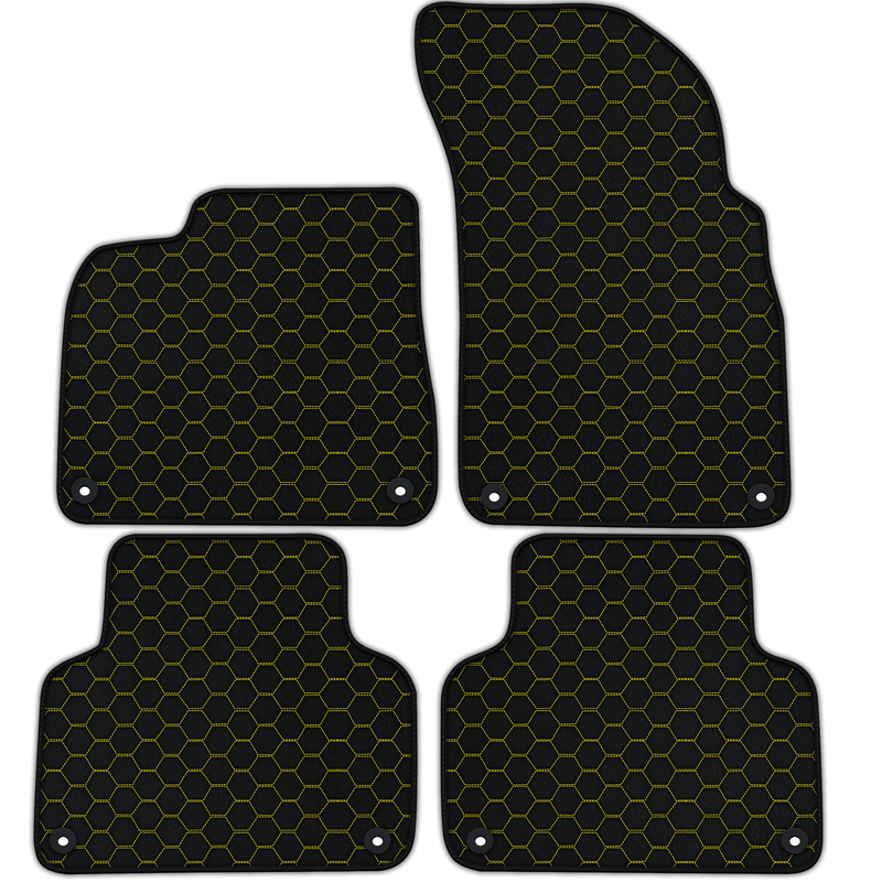 Tapis de voiture en cuir personnalisables avec motif