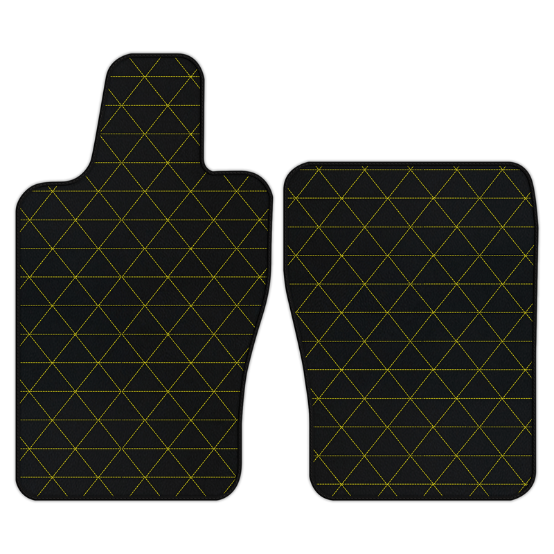 Tapis de voiture en cuir personnalisables avec motif