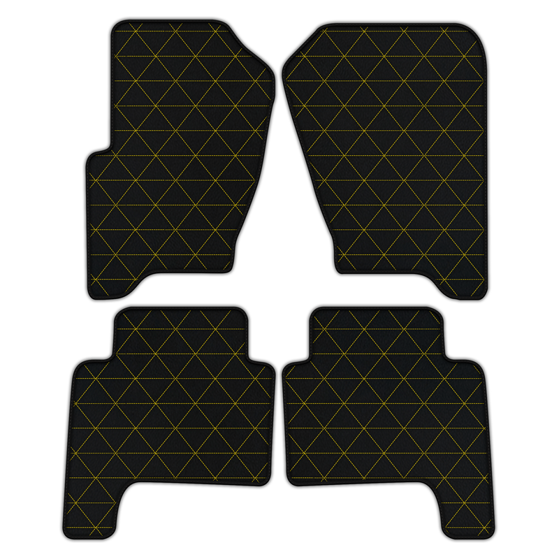Customizable Leather Floor Mats with Triangle Pattern for Range Rover Sport (2005-2010)