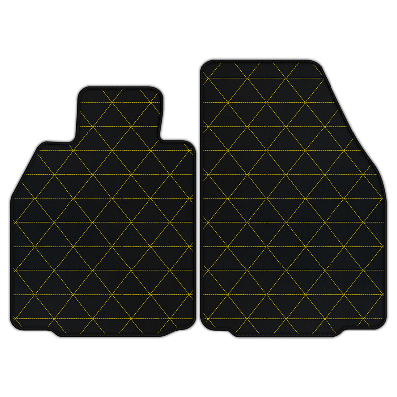 Customizable Leather Floor Mats with Triangle Pattern for Porsche 911 GT3 RS (997) 4.0 (2011)