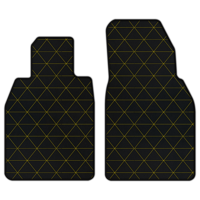Customizable Leather Floor Mats with Triangle Pattern for Porsche 911 GT3 (992) 2021–2026