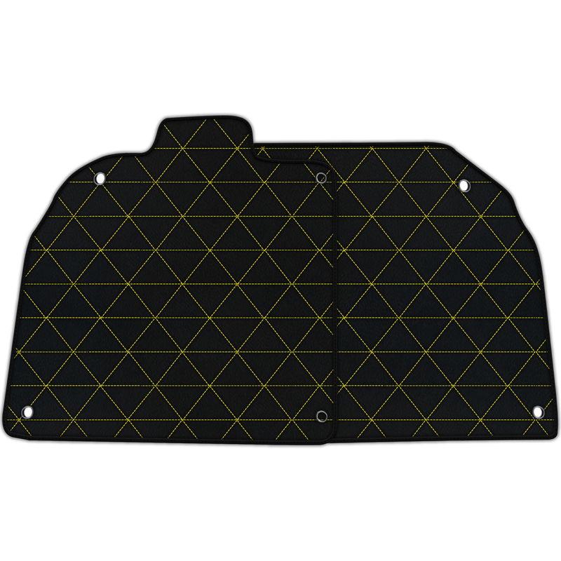 Customizable Leather Floor Mats with Triangle Pattern for Lamborghini Centenario (2016-2017)