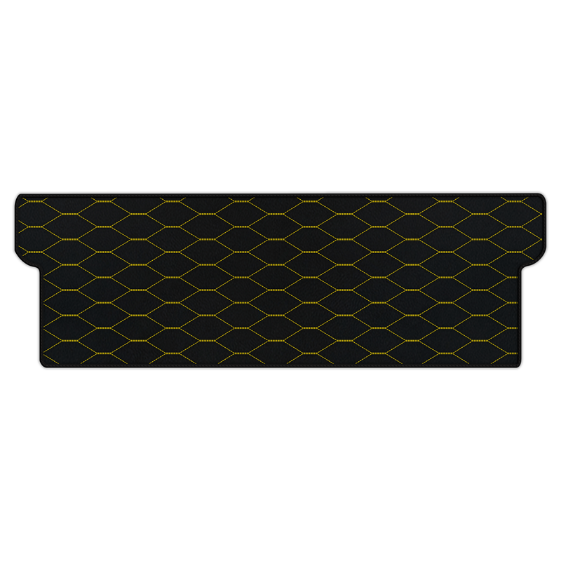 Customizable Leather Trunk Floor Mats with Viper Hex Pattern for Ferrari Dino GT4 (1973-1979)